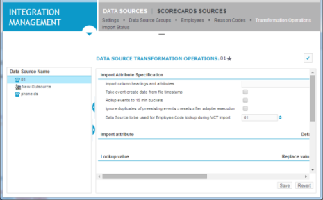 Transform Operations page